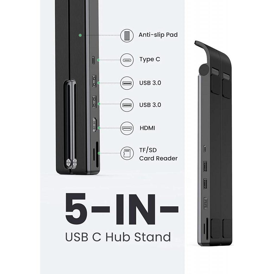 Thumbnail - Ugreen X-Kit Docking Station (USB-C, 5 Ports), Dockingstation + USB Hub, Schwarz