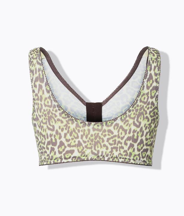 Actual product image Ulla Popken Leopard Print Comfort Bra (Single pack, 125 D)