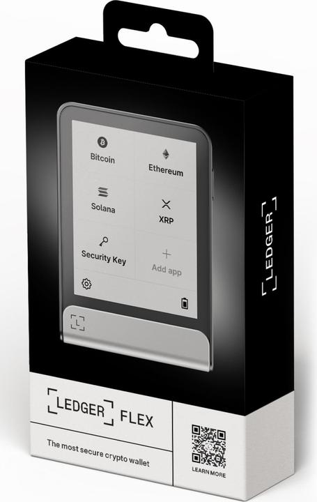 Productafbeelding Ledger Flex - Graphite inkl. Recovery Key (Ethereum Klassiek, Bitcoin, Cardano)