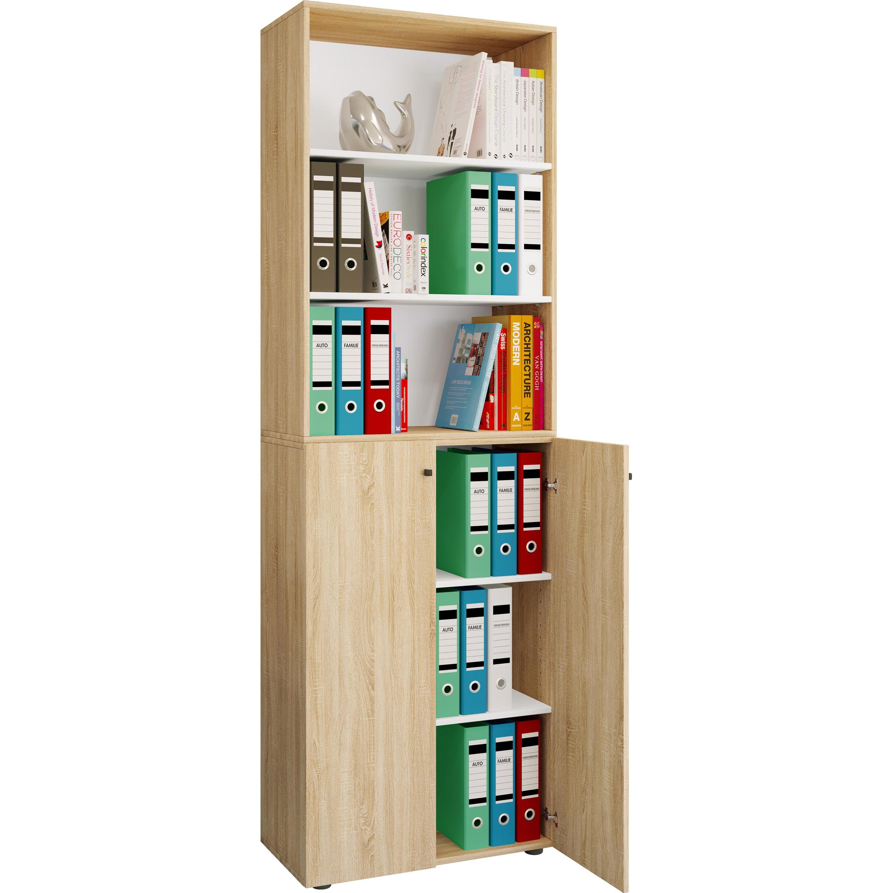 Thumbnail - VCM, Aktenschrank, Büroschrank Aktenschrank Regal Lona 6f (70 x 40 x 220 cm)