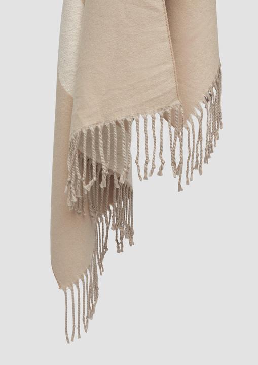 Immagine prodotto s.Oliver Tuch Gemusterter Strickschal mit Fransen