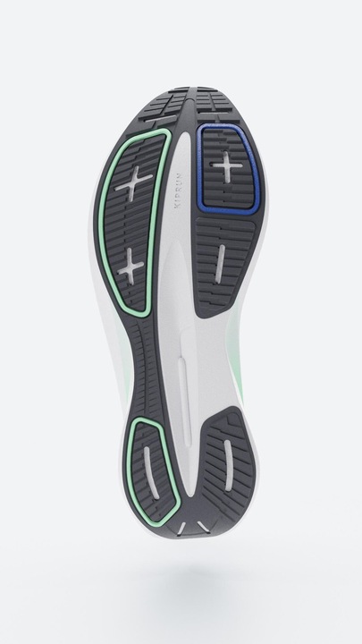 Immagine prodotto Kiprun Laufschuhe Herren - Cushion 500 weiss/grün (46)