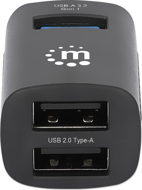 Actual product image Manhattan 3-port USB 3.0 / 2.0 Type-C combo hub (USB-C, 3 Ports)