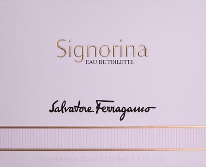 Actual product image Salvatore Ferragamo signorina (Eau de toilette, 100 ml)