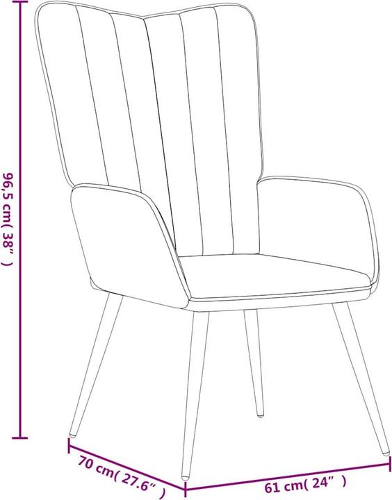 Actual product image vidaXL Relaxsessel
