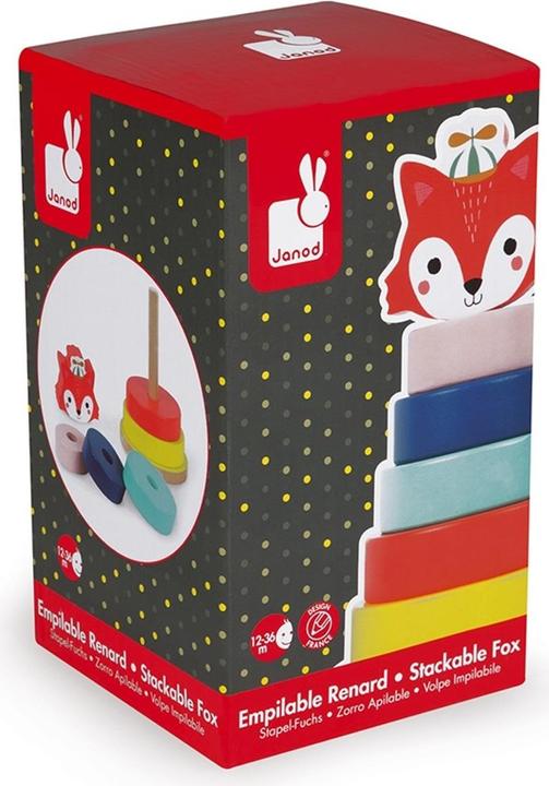 Image du produit Janod Tour d'empilage Fuchs