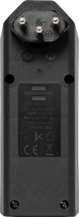 Image du produit Brennenstuhl cleverLINE fiche de dérivation double blanc avec interrupteur, orientable jusqu'à 300° (avec (Type 13, 2x)