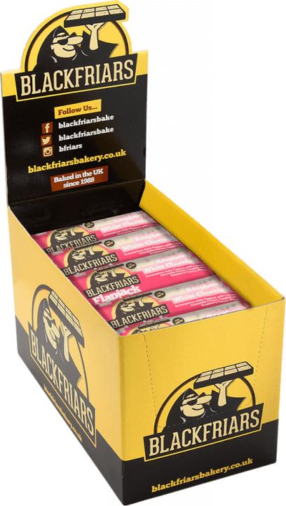 Produktbild Blackfriars The Fab 5 Flapjacks (Himbeere & Weisse Schokolade, 1 Stk., 2250 g)