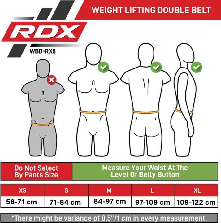 Image du produit Rdx Ceinture de musculation RX5 (M)