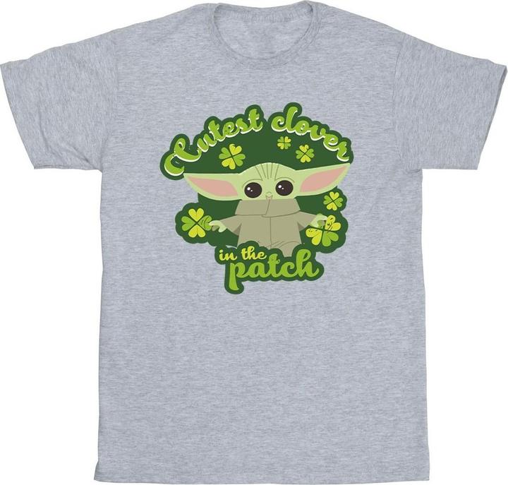 Star Wars The Mandalorian St Patrick's Day Cutest Clover TShirt (L)