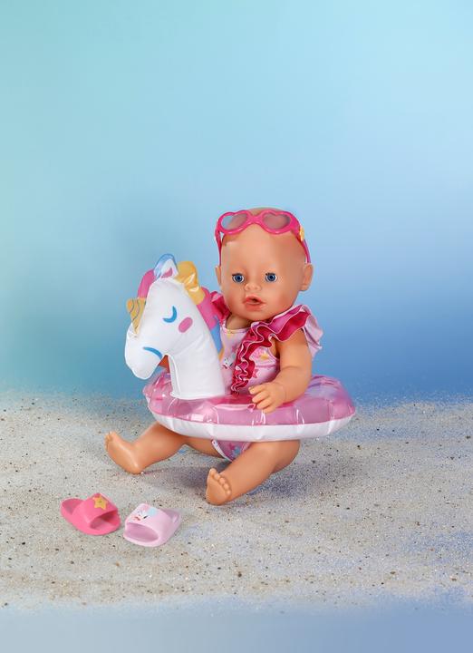 Productafbeelding Zapf Creation BABY born Schwimm-Set Einhorn 43cm