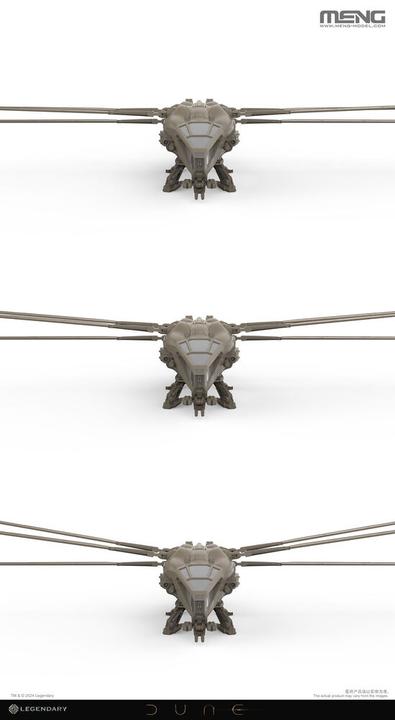 Actual product image Meng-Model Dune Harkonnen Ornithopter