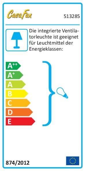 Label énergétique CasaFan Eco Aviatos (28 dB)