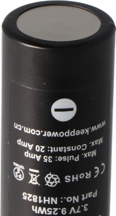 Produktbild Keeppower Akku IMR18650 Hochstromzelle (1 Stk., 18650, 2500 mAh)