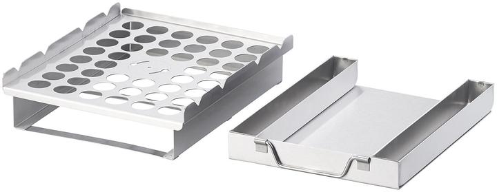 Rosenstein & Söhne Stainless steel 5in1 grill attachment