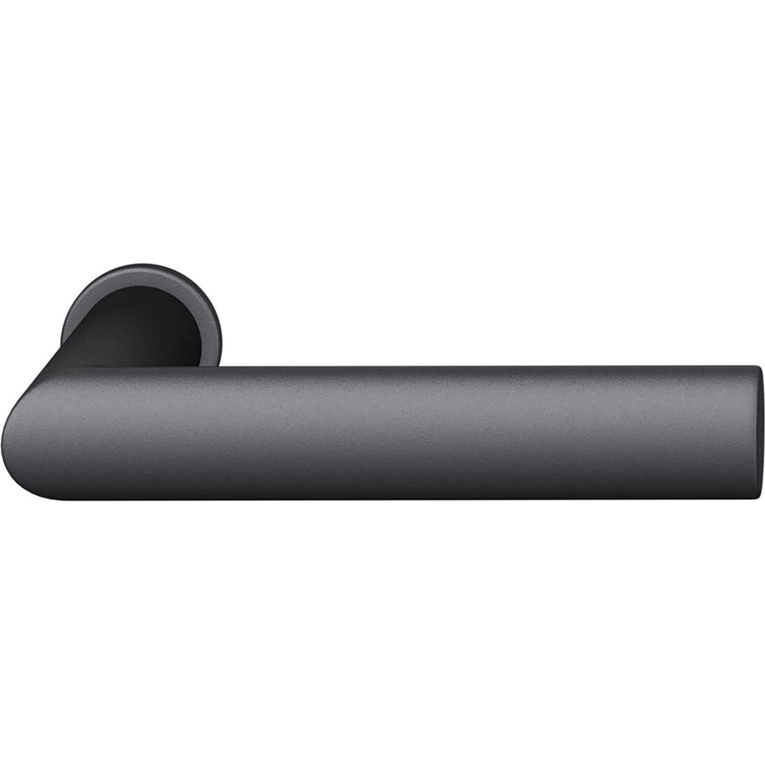 FSB, Türgriff + Fenstergriff, Steckgriff 15 1108 auf Mini-Rosette, Türstärke 39-48 mm, Aluminium schwarz (Türgarnitur)