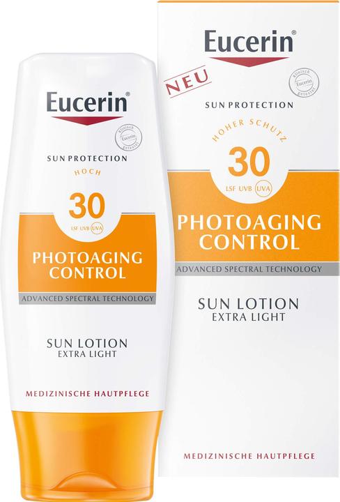 Image du produit Eucerin Photoaging Control Sun Lotion Extra Light SPF 30, 150 ml Lotion (Lait solaire, SPF 50, 150 ml)