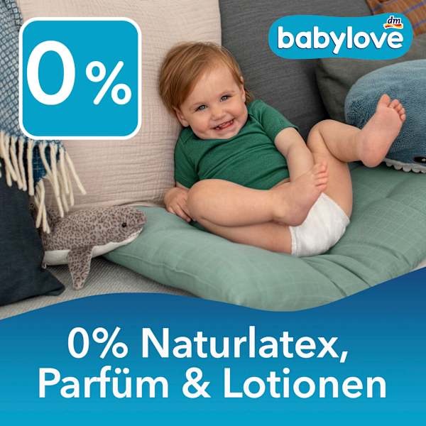 Immagine prodotto dm babylove Premium-Windeln (Dimensione 3, Pacco trasportabile, 46 Pezzo/i)