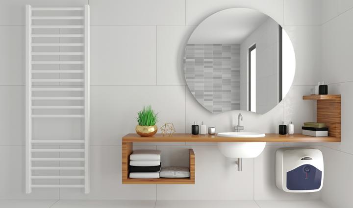 Actual product image Ariston BLU EVO R 15U/3 EU Vertical Boiler System Grey, White