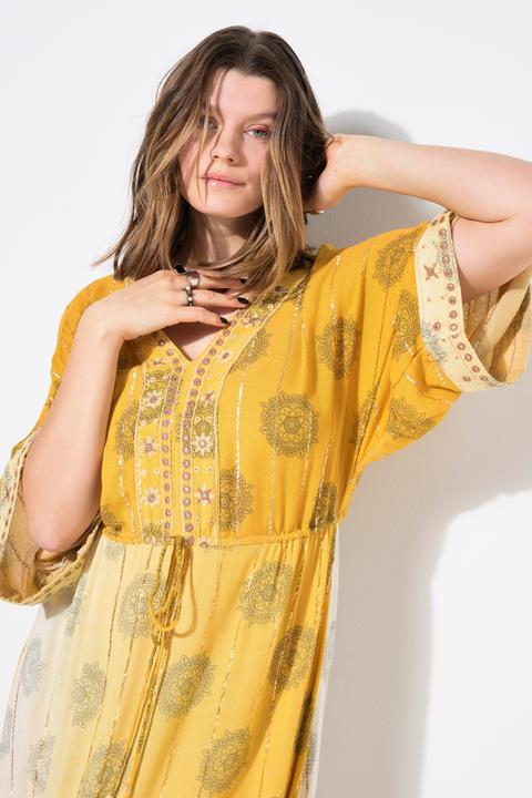 Produktbild Studio Untold Maxikleid, A-Linie, Kimono-Style, Farbverlauf, Stickerei (42, 44)