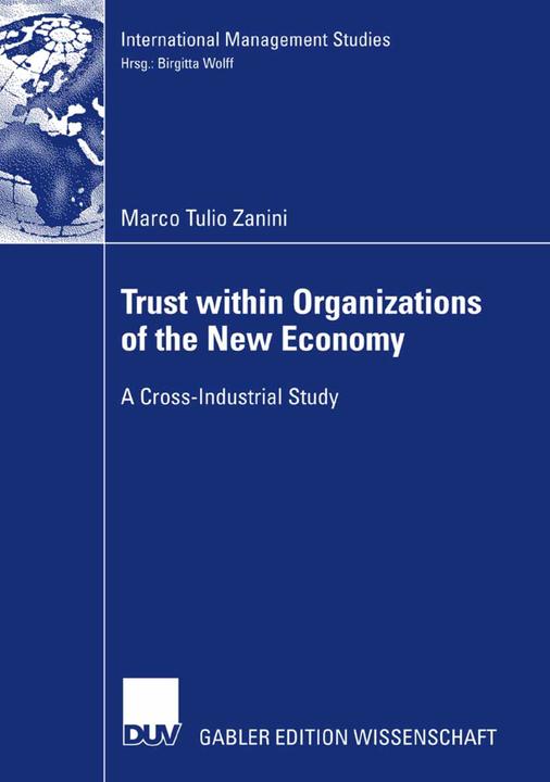 Produktbild Vertrouwen binnen organisaties van de nieuwe economie (Niederländisch, Marco T. Zanini, 2007)