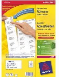 Immagine prodotto Avery Indirizzi L7159