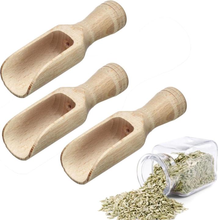 Actual product image Westmark 3 Spice scoops "Midi" 4 ml 7.5x2.5x1.8 cm