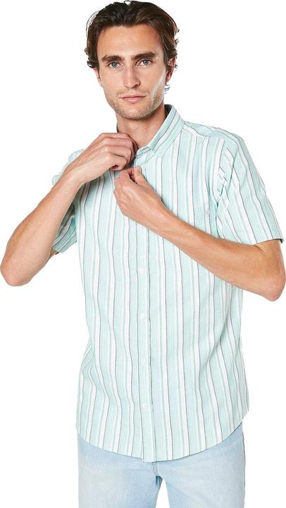 Immagine prodotto Universal Textiles Camicia Strisce Maniche Corte Uomo (M)