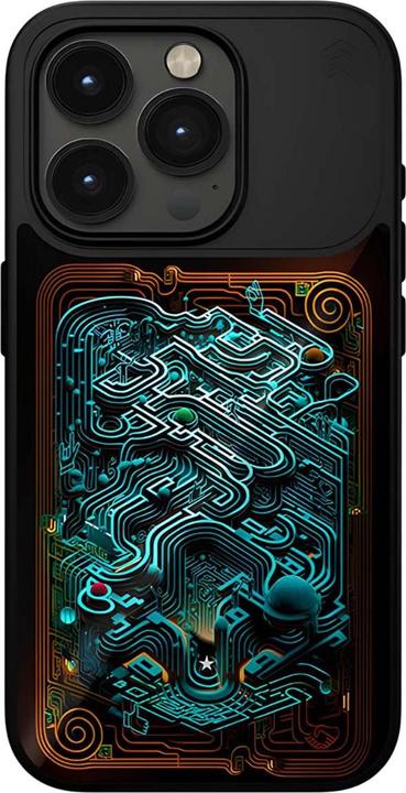 STM Reveal Warm MagSafe – iPhone 15 Pro Max Hülle (Black Realm) (Apple iPhone 15 Pro Max)