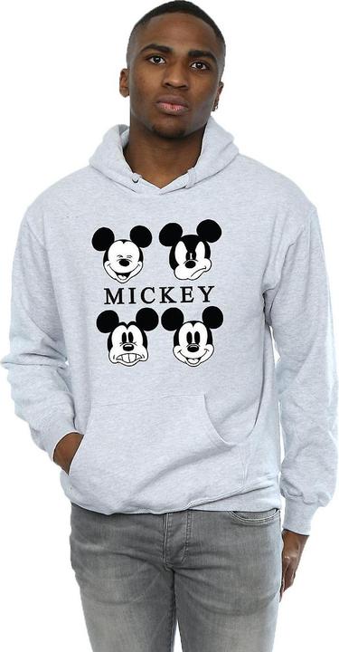 Immagine prodotto Disney Felpa con Cappuccio Topolino Quattro Teste Uomo (3XL)