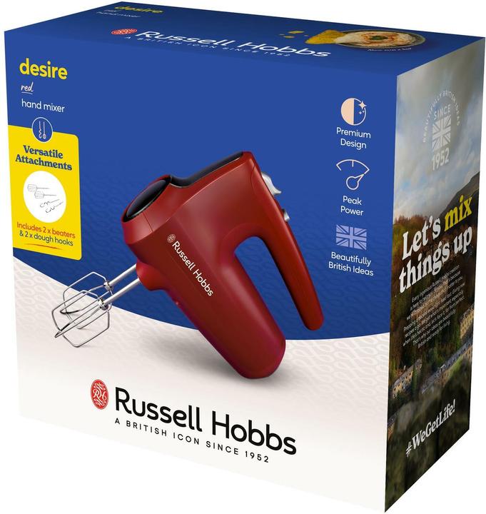 Immagine prodotto Russell Hobbs Frullatore a mano Desire rosso (350 W)