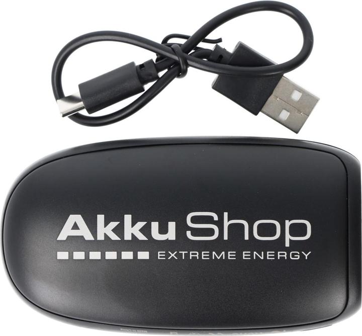 Actual product image AccuCell Hand warmer with power bank function, USB-C charging cable