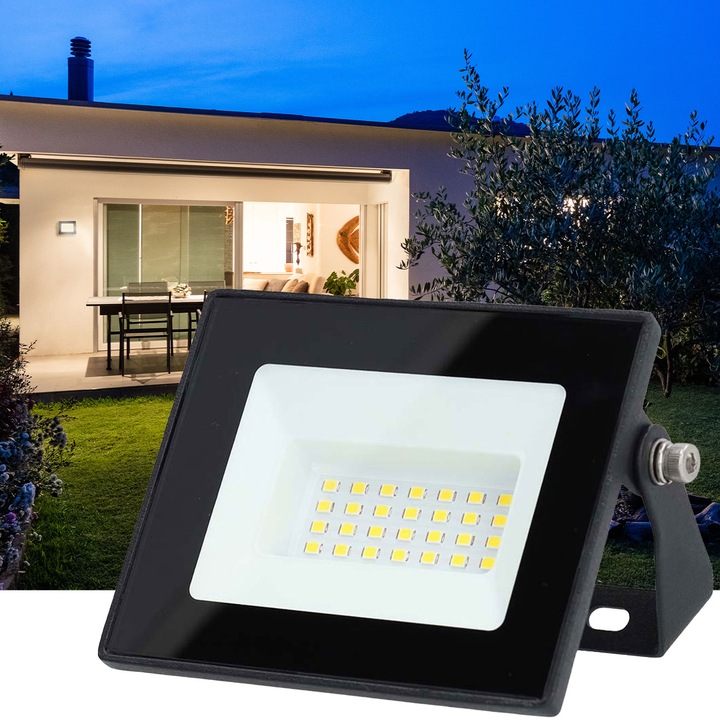 Immagine prodotto Nedis Proiettore LED - 4000 K - Flusso luminoso nominale: 1620 lm - 20 kWh - IP65-1.00 m - Classe (1620 lm, IP65)