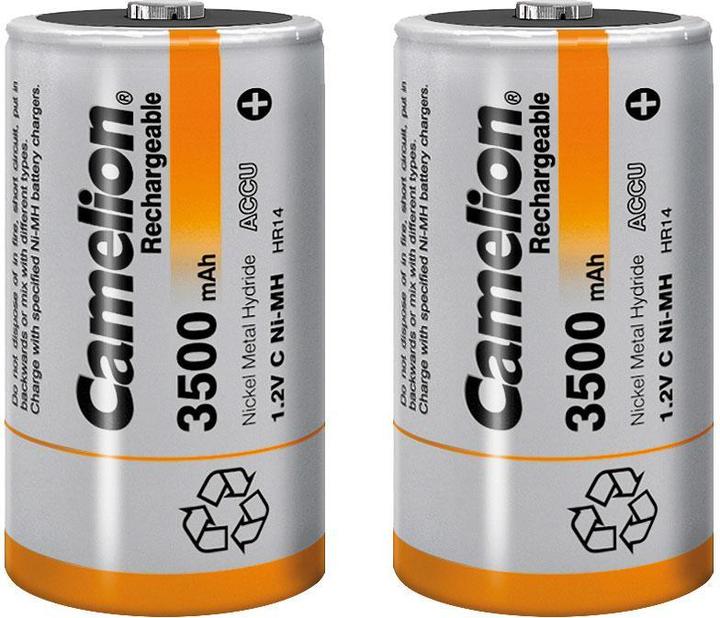 Produktbild Camelion Akku HR14 C 3500mAH (2 St.) (2 Stk., C, 3500 mAh, Akku)