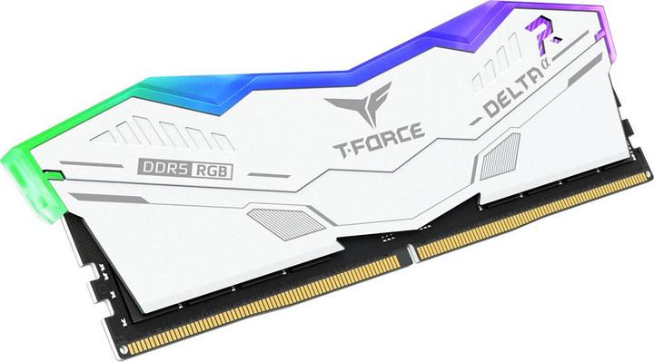 Produktbild Team Group RAM Team D5 6000 32GB C30 Deltaα RGB white EXPO K2 (2 x 16GB, 4800 MHz, DDR5-RAM, DIMM)