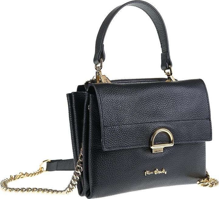 Actual product image Pierre Cardin Damen Schultertasche Made In Italy - Modell Solara Lux - 100% Leder - 21.0 X 16.0 X 6.5 Cm