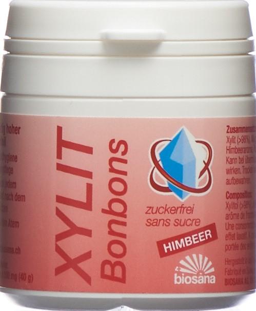 Image du produit Biosana Xylit Bonbons Himbeer (80 pcs, 40 g)