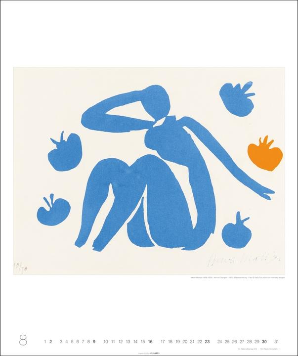 Actual product image Henri Matisse Edition Kalender 2026 (46 x 55 cm)