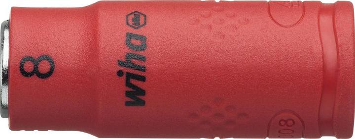 Actual product image Wiha Socket insulated, 1/4", hexagon socket, 8.0 mm (8 mm)