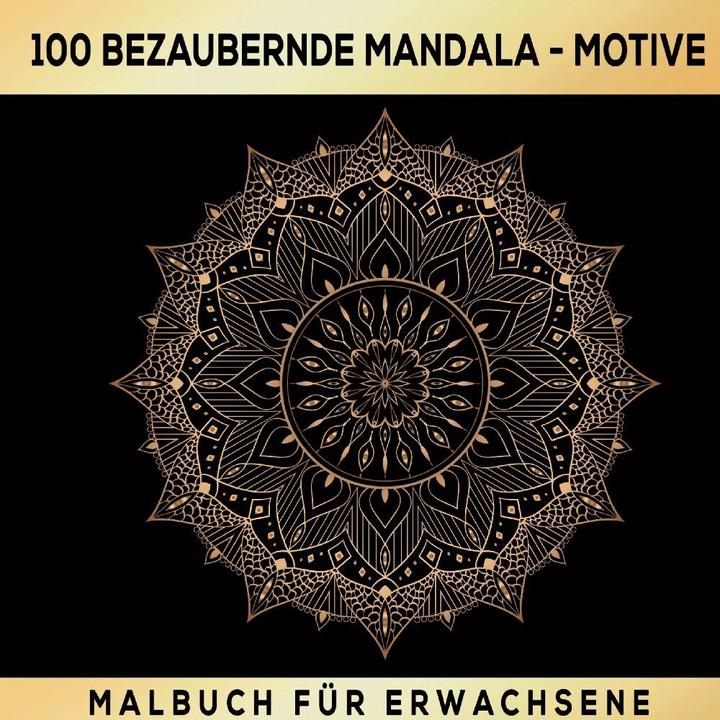 100 Bezaubernde Mandala Malbuch