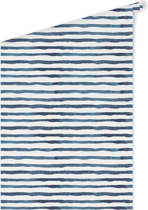 Actual product image Trenddeko Watercolor Stripes 01 - blue (1008 x 48 cm)