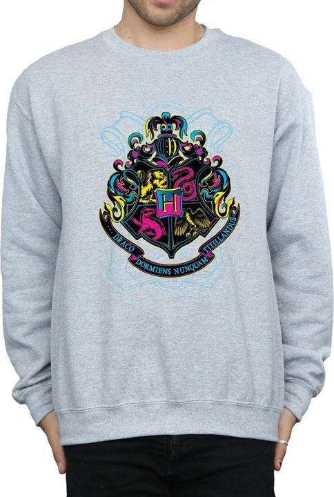 Image du produit - Sweat NEON HOGWARTS CREST - Homme (XL)