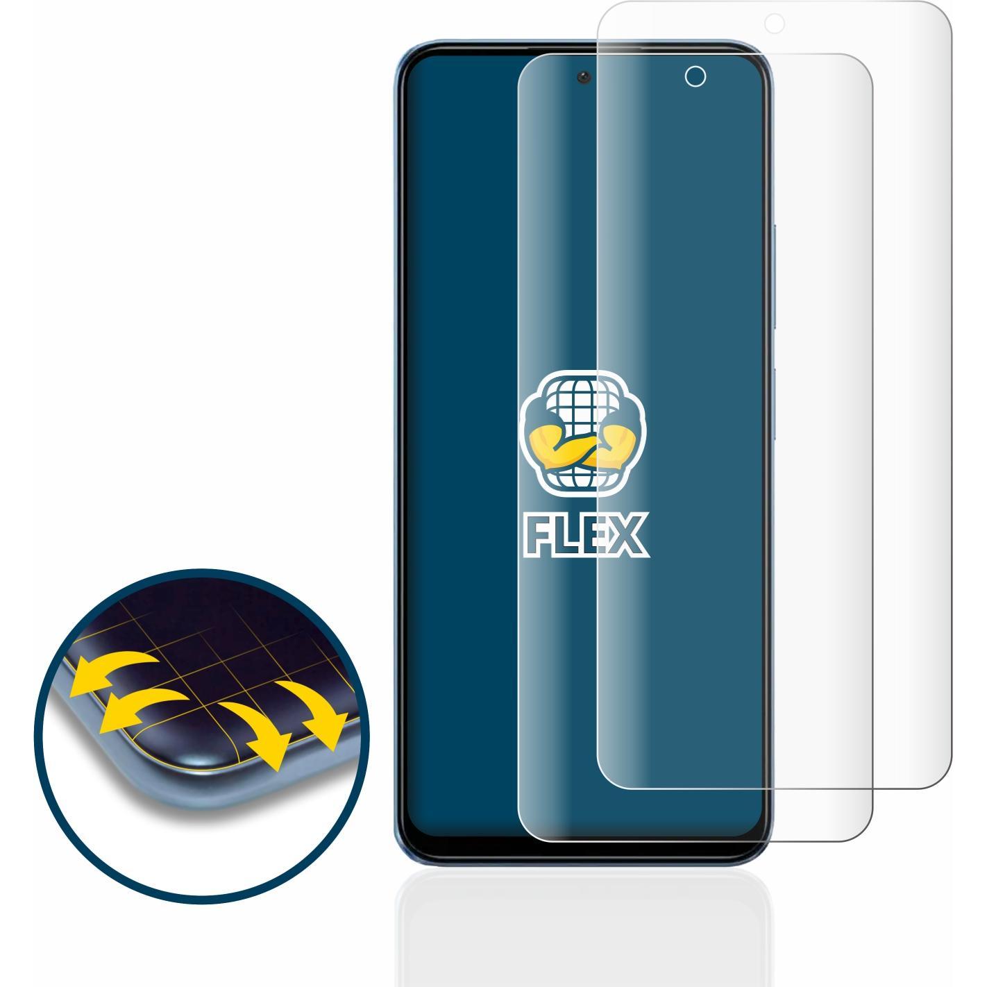 Thumbnail - BROTECT Full-Cover Displayschutz (2 Stück, Xiaomi Redmi Note 12), Smartphone Schutzfolie, Transparent