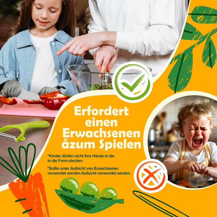 Produktbild Activity Board 25-teiliges Kinder-Küchenmesser-Set für sicheres Kochen mit Holzmessern