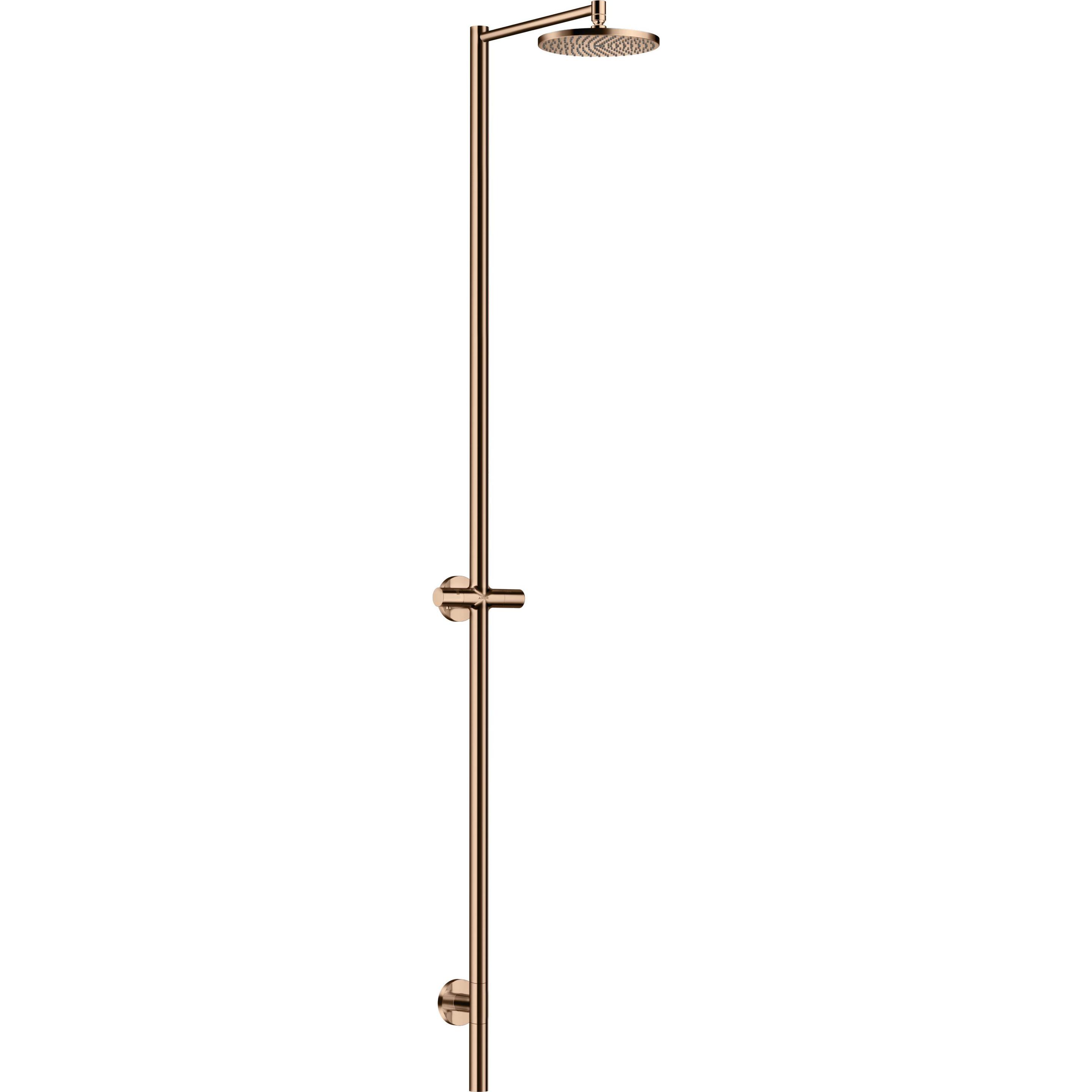 hansgrohe, Duschsystem, AXOR Starck Nature Duschsäule, mit Kopfbrause 240 1jet, ohne Handbrause, Aufputzmontage