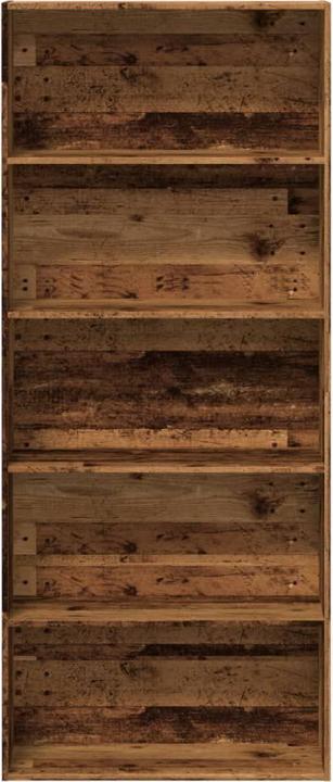 Immagine prodotto vidaXL Bücherregal Bücherschrank Standregal Raumteiler Wandregal Altholz-Optik (80 x 30 x 189 cm)