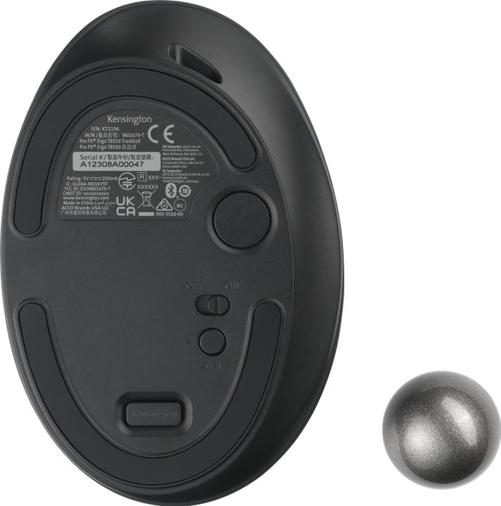 Actual product image Kensington Trackball Pro Fit Ergo TB550 (Wireless)