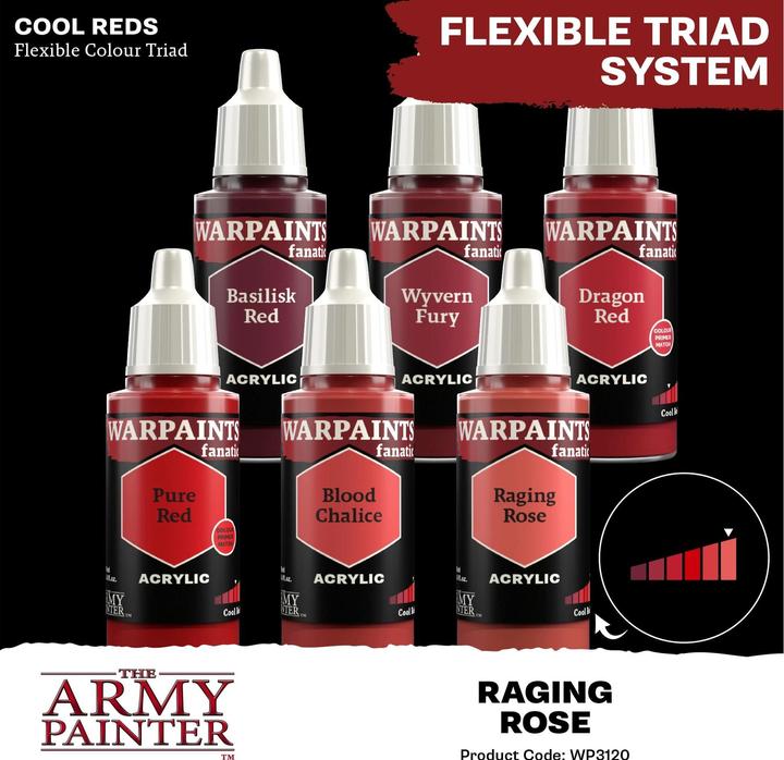 Actual product image The Army Painter Colour Warpaints Fanatic: Raging Rose 18 ml