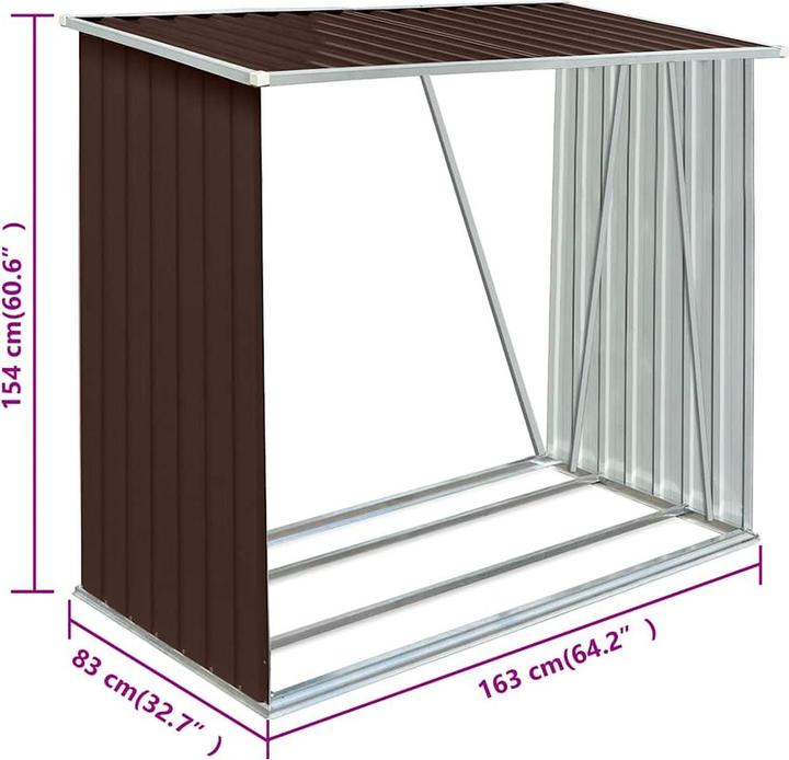 Image du produit vidaXL Flem (163 x 83 x 154 cm)
