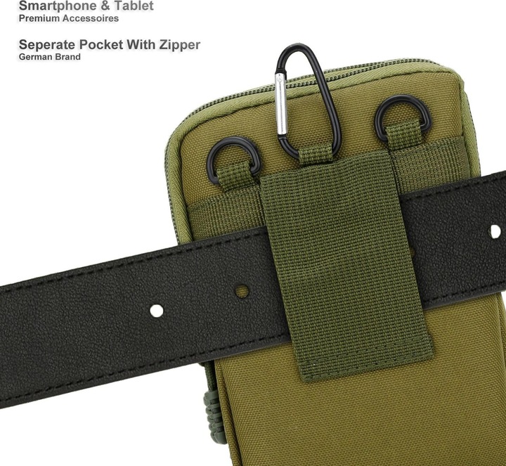 Produktbild Cadorabo Handytasche für Samsung Galaxy ALPHA Hülle im Militär Style (Samsung Galaxy Alpha)